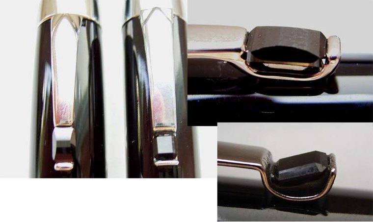 Clip und Schmuckstein im Detail